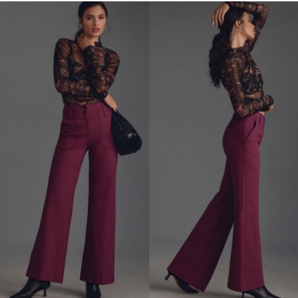 EUC Maeve Anthropologie Naomi Ponte Knit Pants